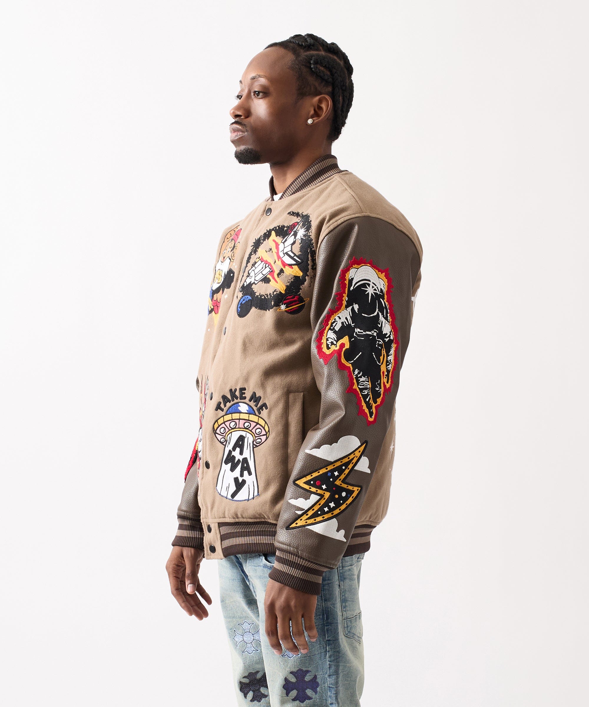 Beyond Reality Varsity Jacket PU
